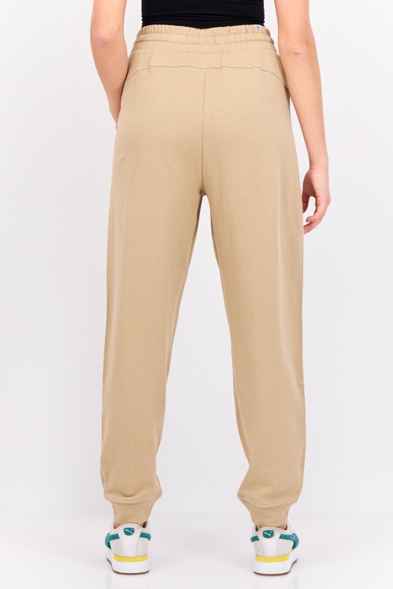 PUMA Women Comfort Fit Outdoor Sweatpants, Tan  - Image 3