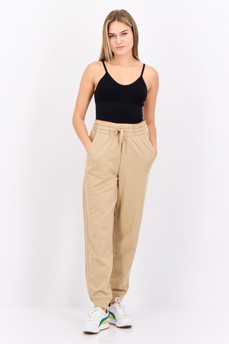 PUMA Women Comfort Fit Outdoor Sweatpants, Tan  - Image 4