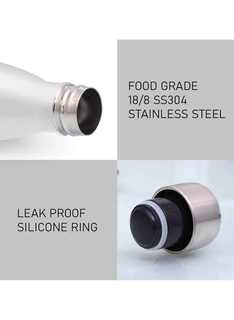 Sport Bottle Stainless Steel Double Wall Insulated Vacuum Flask for Hot & Cold Drinks - Leak-proof Design, Eco-friendly Choice - Ideal for Gym, Hiking, and Everyday Use  - Image 3