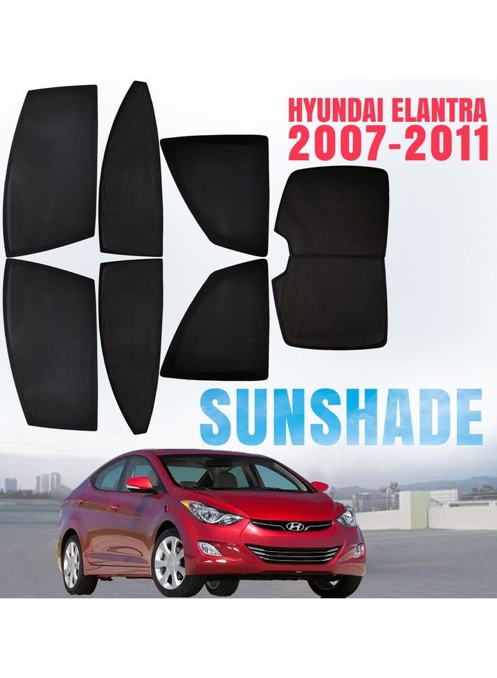 هيونداي ELANTRA 2007 2011 جودة عالية سيارة ظلة جميع الجوانب من الأشعة فوق البنفسجية والحرارة والجوانب الأمامية والخلفية ظلال الشمس - Image 1