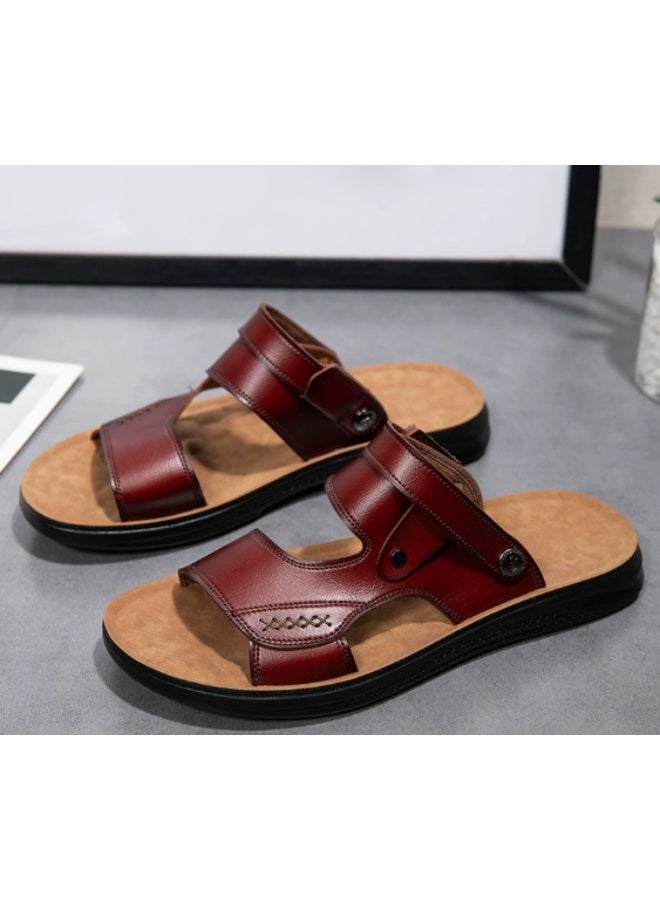 NIBEMINENT Men's Summer  Fashion Beach Shoes Casual Dual-purpose Men's Sandals  - Image 3