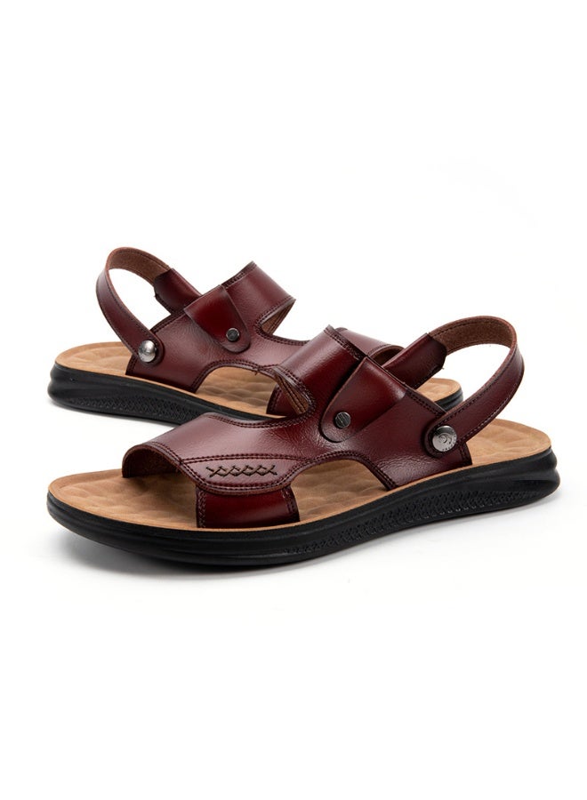 NIBEMINENT Men's Summer  Fashion Beach Shoes Casual Dual-purpose Men's Sandals  - Image 1