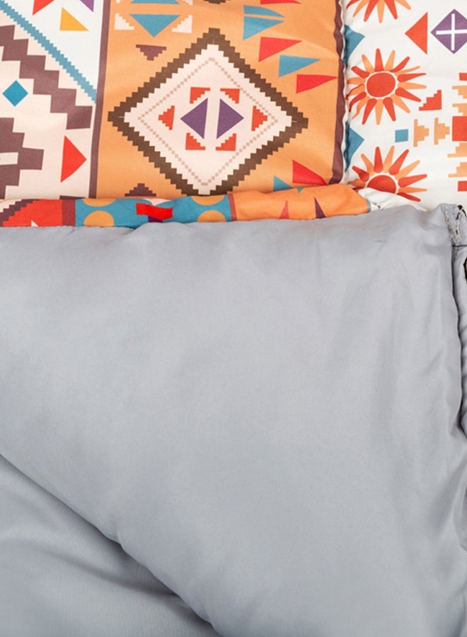 AL SANIDI حقيبة نوم للتخييم، بيج، حجم 195*90 سم - Image 3