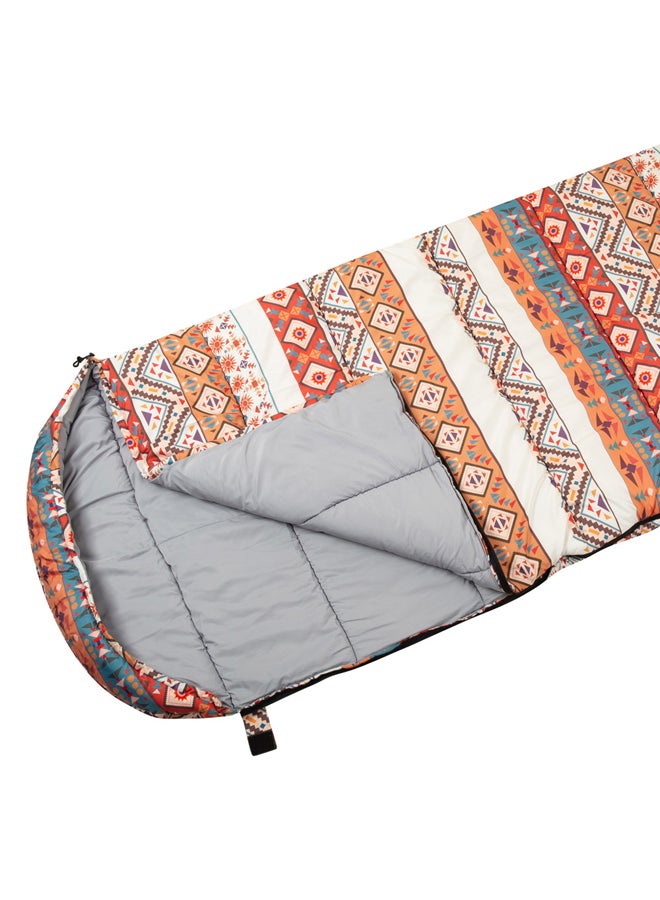 AL SANIDI حقيبة نوم للتخييم، بيج، حجم 195*90 سم - Image 2