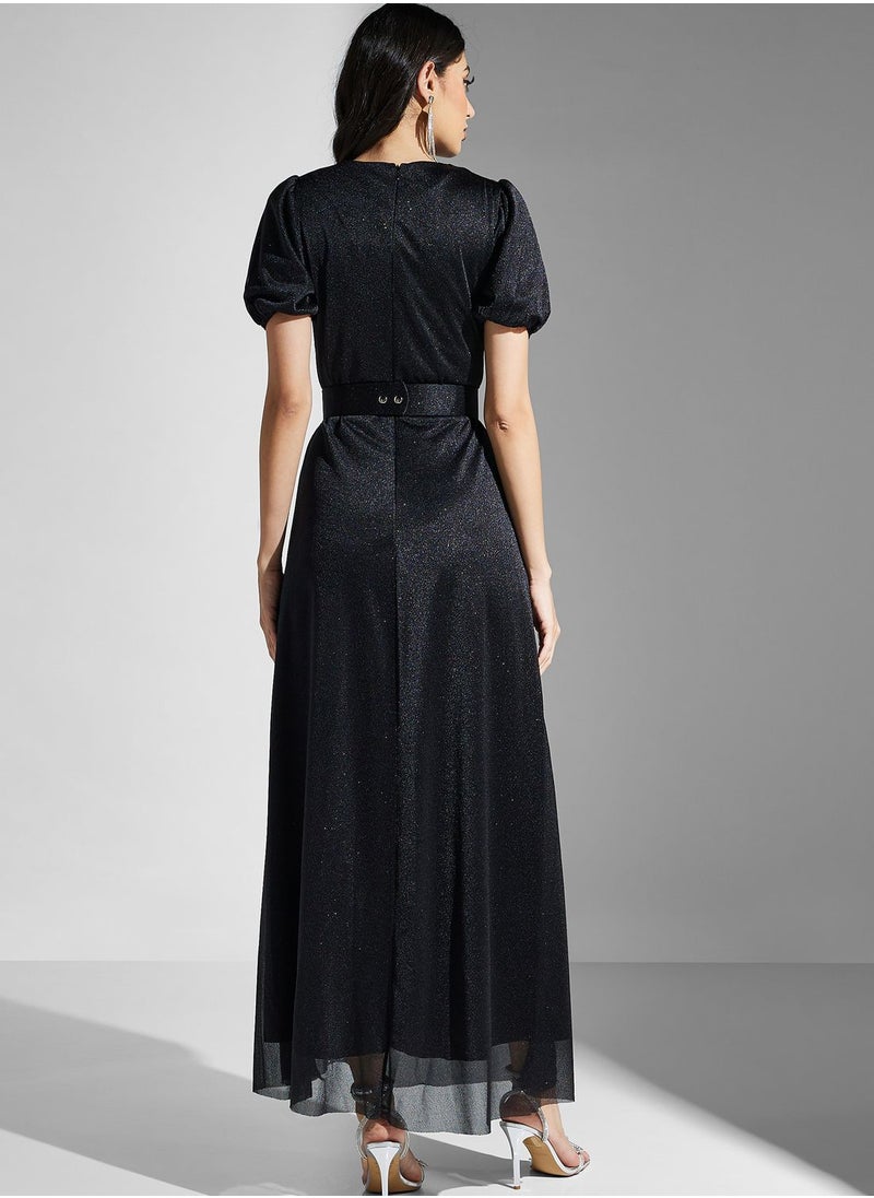 Khizana - Embellished Waist Detail Dress - Image 1