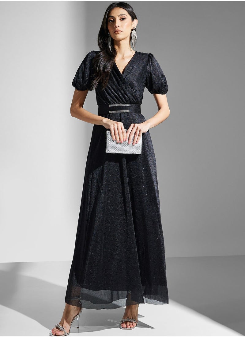 Khizana - Embellished Waist Detail Dress - Image 1