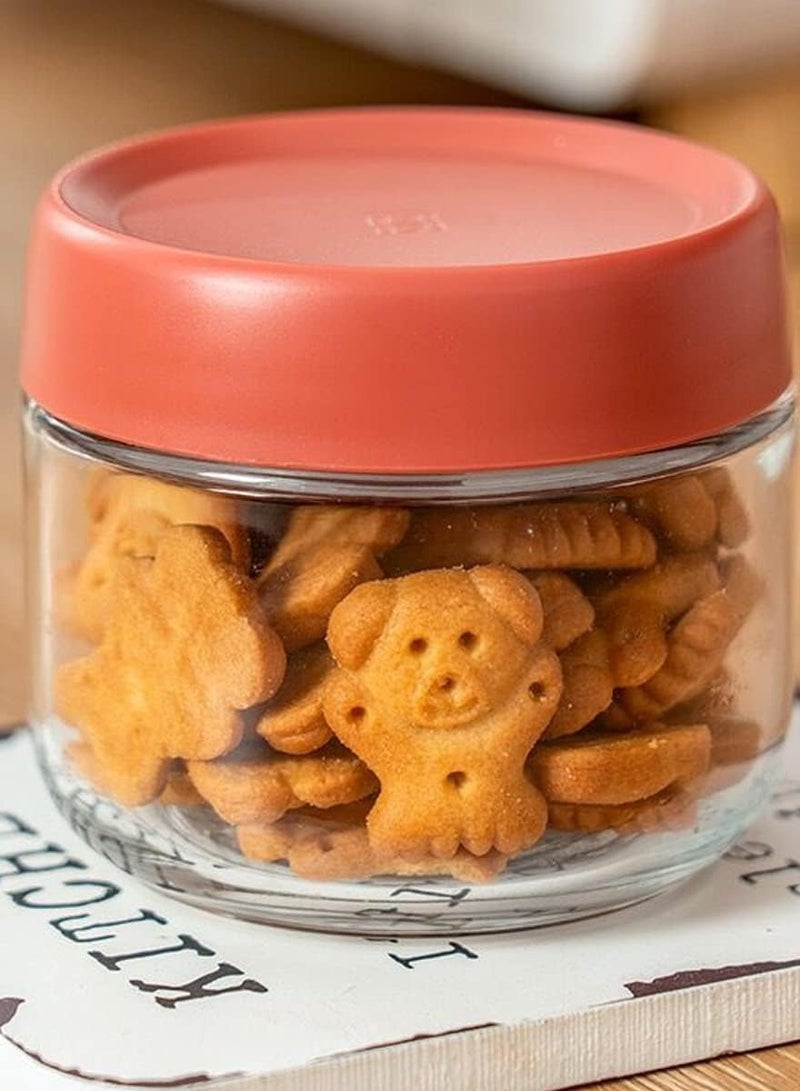 KASTWAVE Cosmetic Jars, Overnight Oats Jars Container with Screw Lid Airtight, Condiment Salad Dressing Chia Pudding Sauce Baby Food Kids Snacks Sugar Yogurt Storage Containers,Spice Canning Jars - Image 2