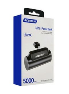 REBENUO Mini Power Bank 5000mAh Portable Charger, Ultra-Compact USB Type-C External Battery Pack with Fast Charging, Lightweight Pocket-Sized Backup Power Bank for Smartphones, Tablets, Travel, Emergency Use – High-Speed Output & Safe Charging  - Image 1