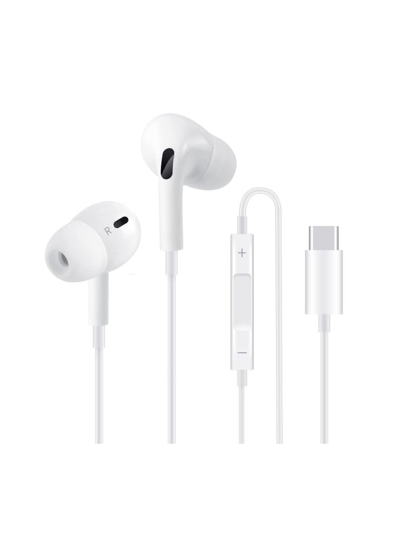 ELTRAZONE - USB C Headphone, Type C Earbuds Wired Earphones with Microphone and Volume Control,in-Ear Earbud Noise Isolating for Google Pixel Oneplus Samsung Galaxy iPad Pro and MacBook - Image 1