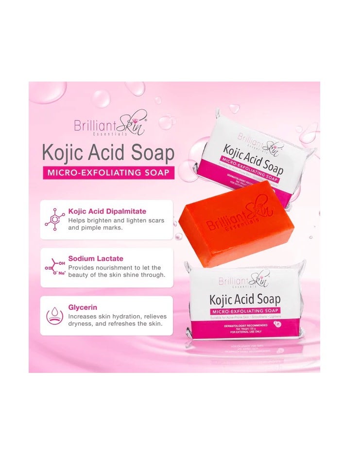 Brilliant Skin Brilliant Skin Philippines Kojic Soap Whitening and Exfoliating 135g  - Image 4