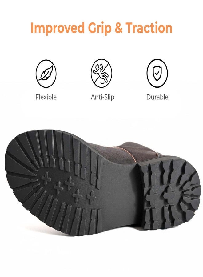 MIIDII Boot Sole & Heel Replacement – Rubber Soles for Bottom of Shoes, Half Soles & Heels for Shoe Repair, Anti-Slip Shoe Soles (Large – Cut to Fit Men’s Sizes) - Image 5