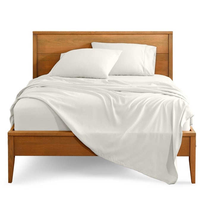TWIN SHEET SET 1800 ULTRASOFT MICROFIBER TWIN BED SHEETS DOUBLE BRUSHED DEEP POCKETS EASY FIT EXTRA SOFT 3 PIECE SET BEDDING SHEETS PILLOWCASES TWIN CREAM