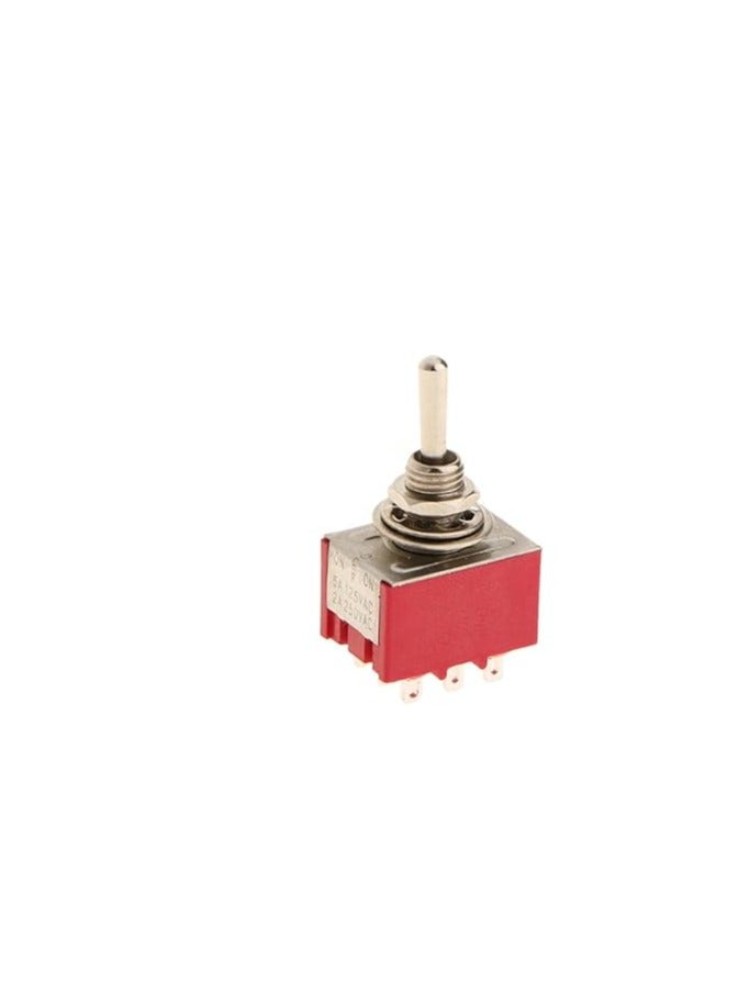 KNP KNP 9-Pin Toggle Switch is a versatile and reliable switch designed for controlling electrical circuits in a variety of applications With an ON-OFF-ON configuration it allows for dual functionality making it ideal for equipment that requires multiple control states  - Image 1