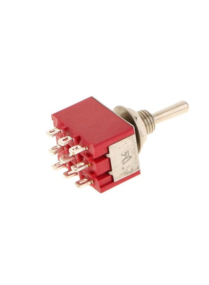 KNP KNP 9-Pin Toggle Switch is a versatile and reliable switch designed for controlling electrical circuits in a variety of applications With an ON-OFF-ON configuration it allows for dual functionality making it ideal for equipment that requires multiple control states  - Image 2