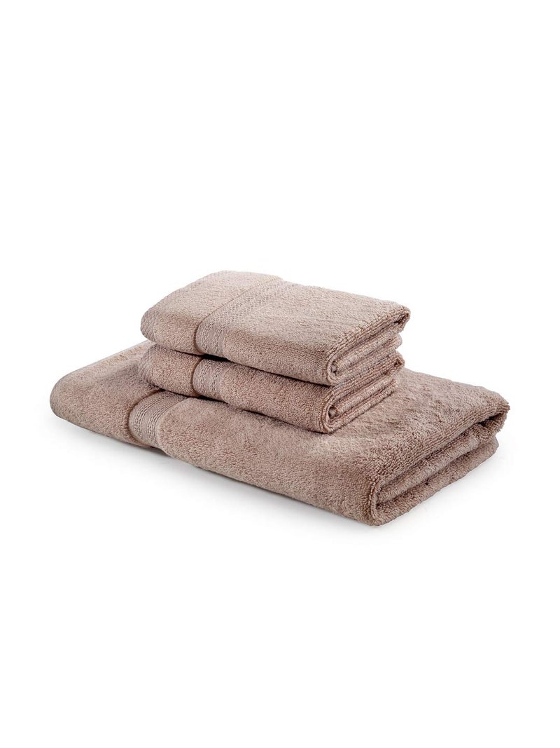 BIANCA 3pc Ultra Soft Zero Twist 100 Cotton Towel 1pc Bath 2pc Hand Paradiso Super Absorbent Fluffy AeroCore Organic Technology for Men Women Gym Kitchen SolidMulti - Image 2