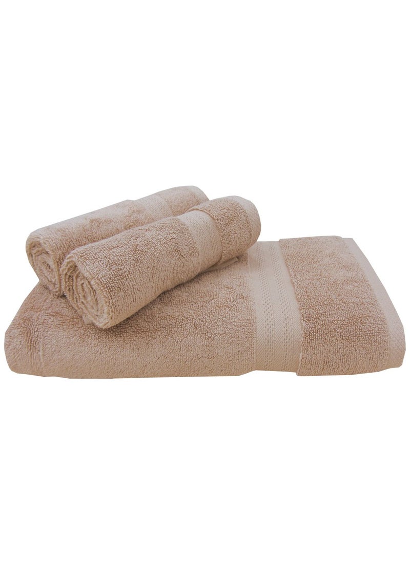 BIANCA 3pc Ultra Soft Zero Twist 100 Cotton Towel 1pc Bath 2pc Hand Paradiso Super Absorbent Fluffy AeroCore Organic Technology for Men Women Gym Kitchen SolidMulti - Image 4