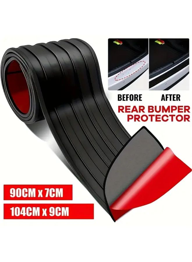 Rubber Car Door Edge Protector Bumper Guard 40.94 Inch Anti Scratch Easy Install - Image 1