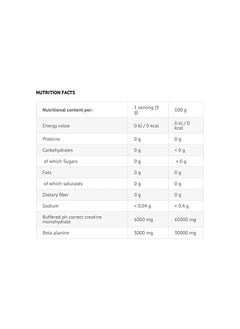 VIKING FORCE LABORATORIES Viking Creatine and Beta Alanine- Lemon Flavour, 300g  - Image 3