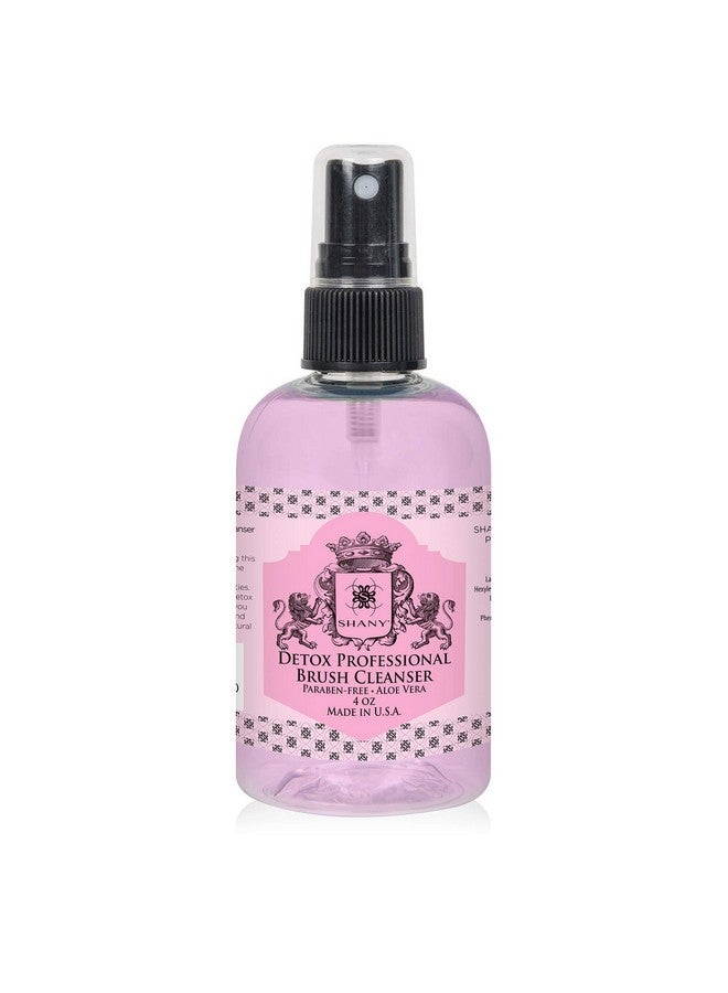 Shany SHANY DETOX Professional Makeup Brush and Sponge Shampoo, Brush Cleanser, Removes dirt, Makeup from brushes and Sponges - Paraben Free, Vegan, Cruelty Free - Instant Dry - 4oz  - Image 1