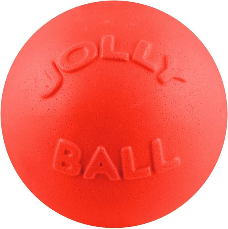 Jolly Pets Bounce-n-Play Dog Toy Ball, Orange, 4.5 Inches/Small, Model Number: 2545 OR - Image 2
