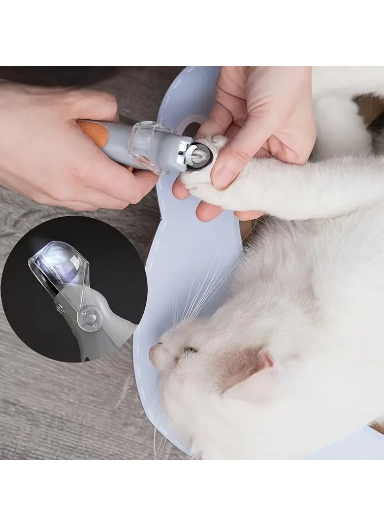 Goolsky 5X Magnification LED Nail Clipper for Dogs, Professional-Grade Pet Grooming Tool with Quick-Clip Steel Blades, Nail Trapper, Safety Lock, Easy to Use for All Skill Levels, Plastic & Metal, No Power Required  - Image 3