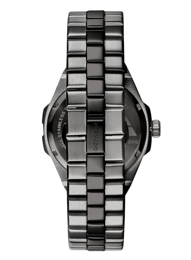 Tornado CLASSIC ANALOG T8007-XBXN Men's Analog Display Watch & Stainless Steel Strap Grey
