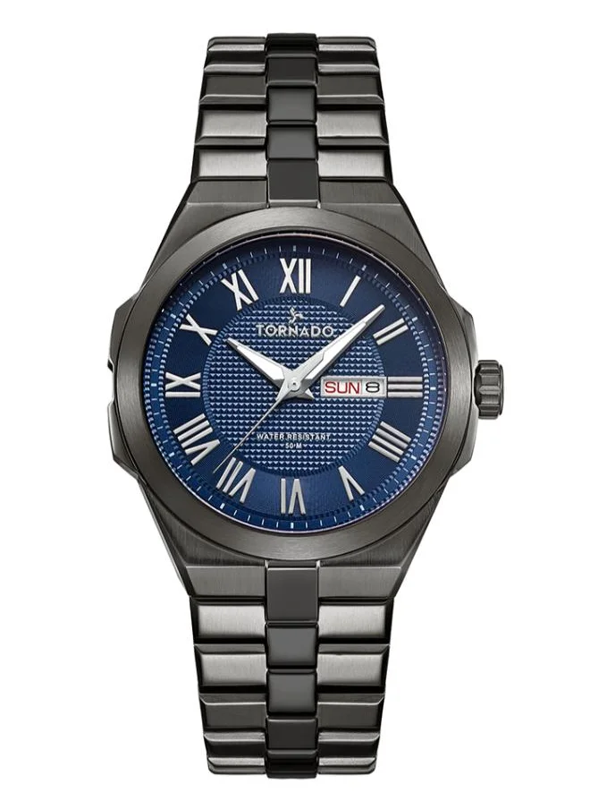 TORNADO Tornado CLASSIC ANALOG T8007-XBXN Men's Analog Display Watch & Stainless Steel Strap Grey