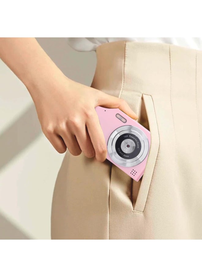 IqwiCam Digital Camera, Digital Point and Shoot Camera with 16X Zoom Anti Shake, Compact Small Camera for Boys Girls Kids  - Image 4