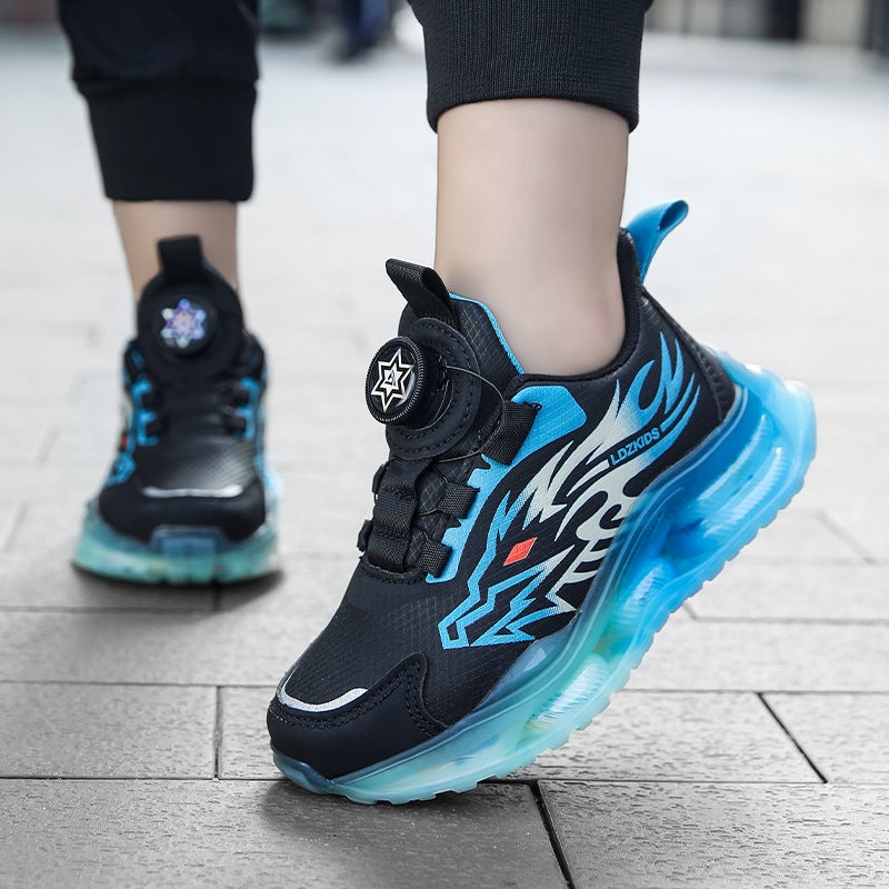 Mesh Sneakers Lightweight Flexible Sole Walking Shoes For Kids Indoor And Outdoor Activities - Image 1