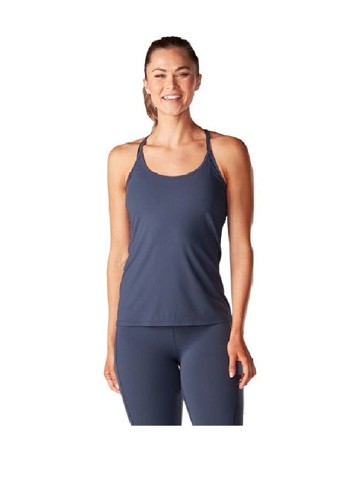 Tavi Noir Tavi Ribbed Tank Navy - Image 1