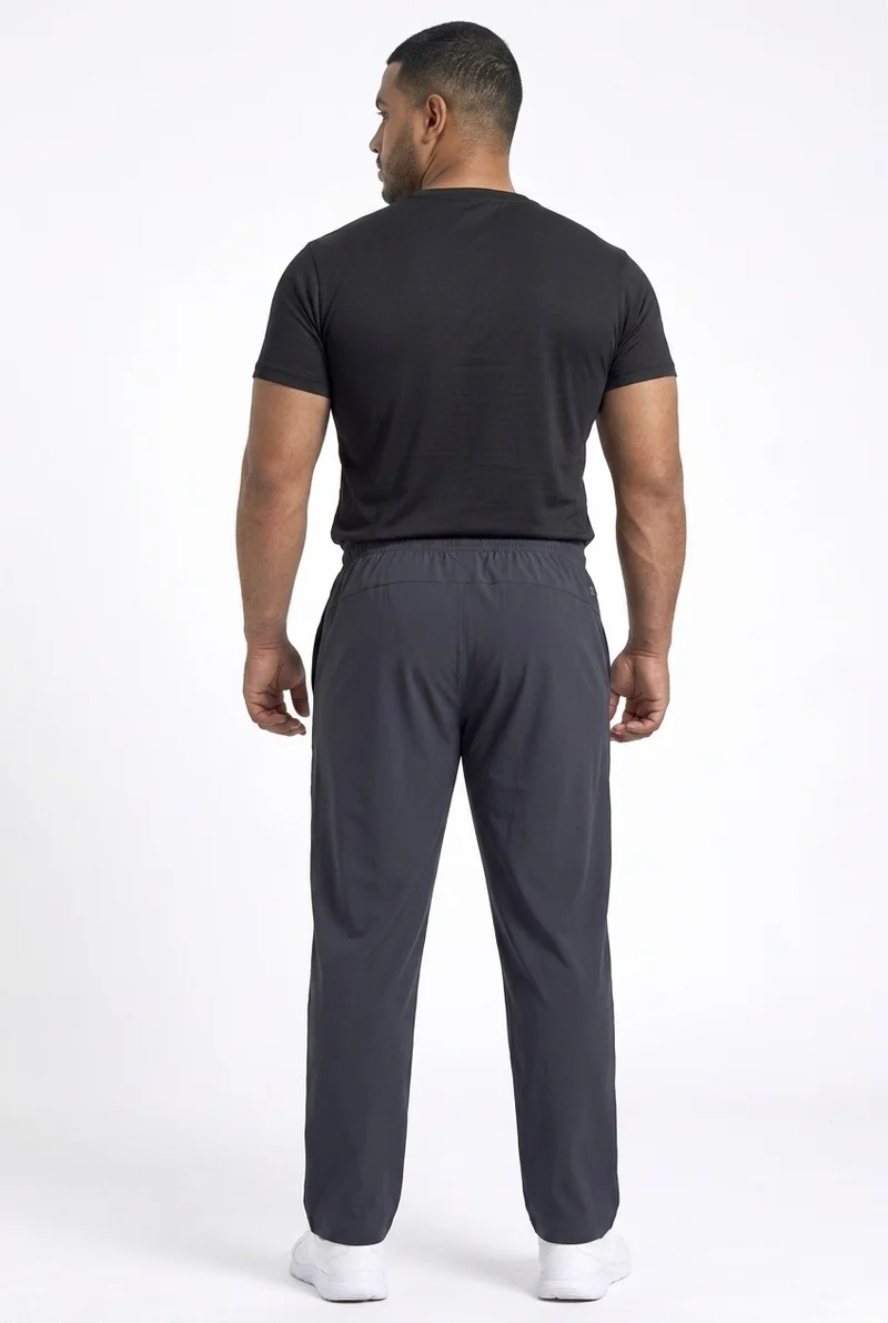 Moveletix Grey Men's Plus Size Training Joggers Grey for Men | Best Price UAE