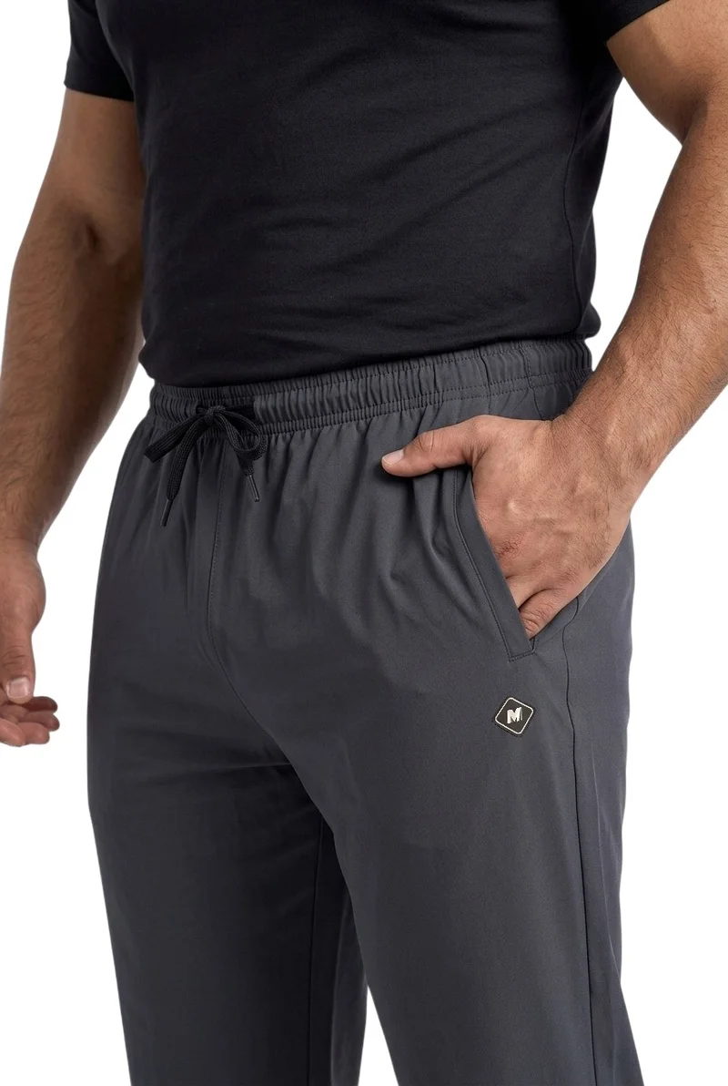 Moveletix Grey Men's Plus Size Training Joggers Grey for Men | Best Price UAE