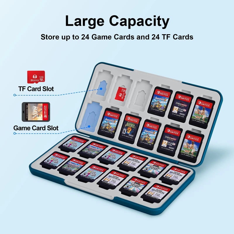 Nintendo Switch Game Card Storage Box Ns Color Printing Game Card Box 24 In 1 Game Card Storage Card Holder - Image 3