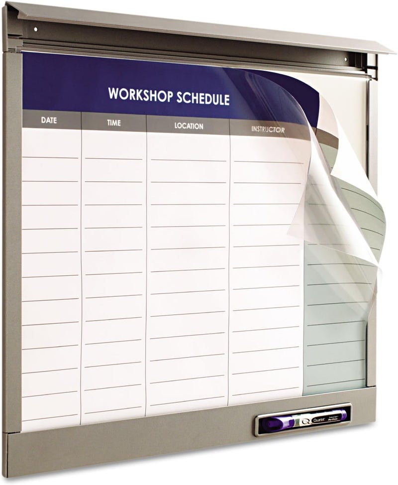Quartet Inview Custom Whiteboard 375 x 23 Inches 5 Inch Graphite Frame 72982 - Image 2