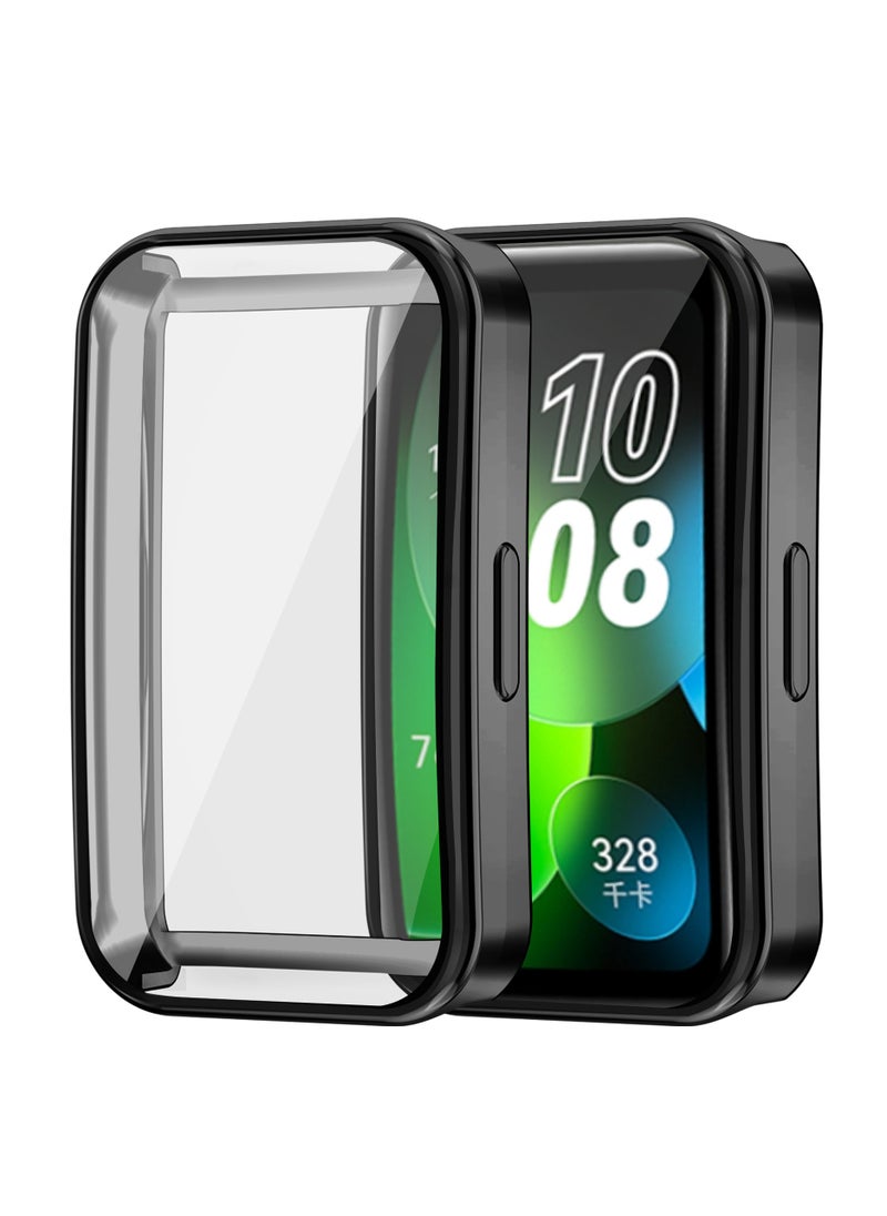 Generic - 3-Piece Huawei Band 9 Case, Protective Soft TPU Case for Huawei Band 9 Clear/Black/Silver - Image 1