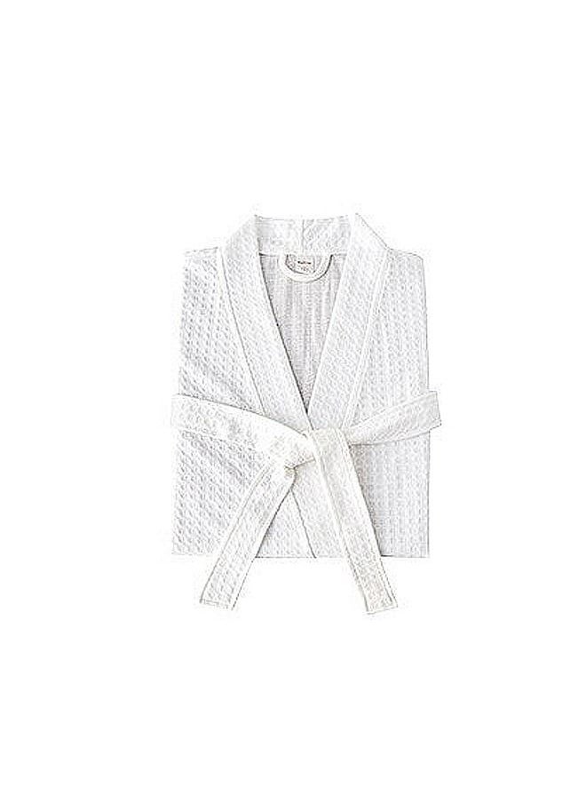 Arabest - Fashion Waffle Weave Bathrobes, Couple Robes, Kimono Robes with Soft Shine Pockets Bathrobes Bathrobe Pajamas Bath Towels, Bathroom, Resort Hotel Spa, Great for After Shower or Swim - Image 1