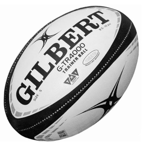 Gilbert GTR4000 Rugby Training Ball Black 3 - Image 1