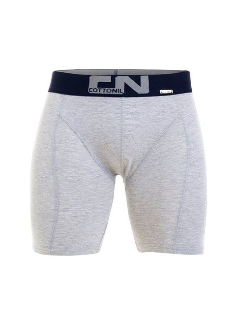 Plain Comfy Long Boxer-Grey