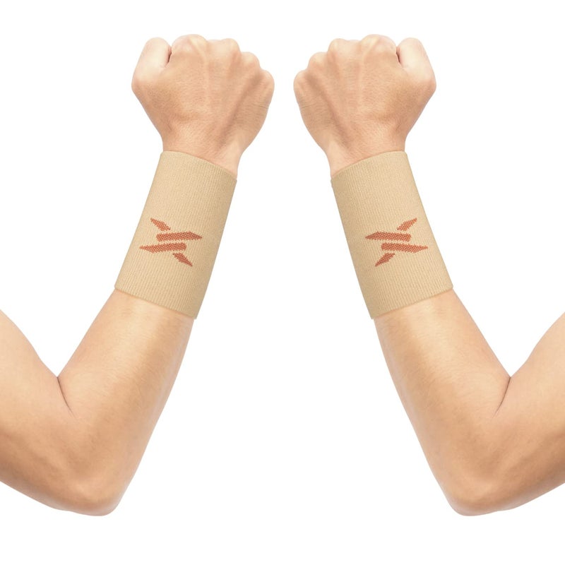 THX4COPPER Compression Wrist Sleeve - Copper Infused Wrist Support for Men &Women-Improve Circulation and Recovery(1 Pair) inch - Image 1