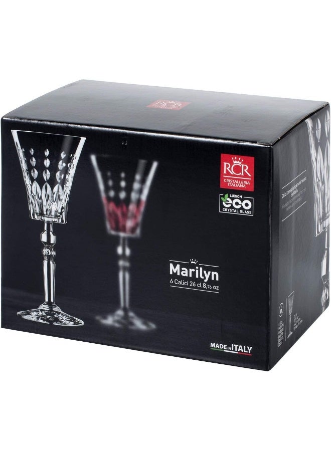 RCR Marilyn Goblet set 6pc 26 Cl - Image 2