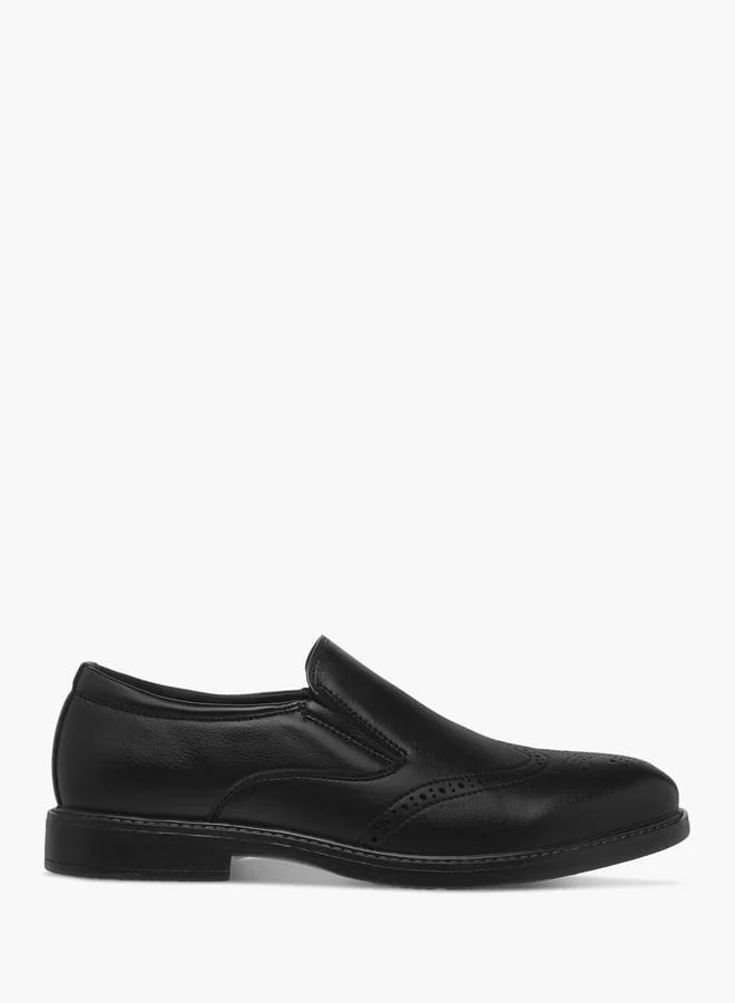 LBL by Shoexpress Men's Perforation Detail Slip-On Loafers