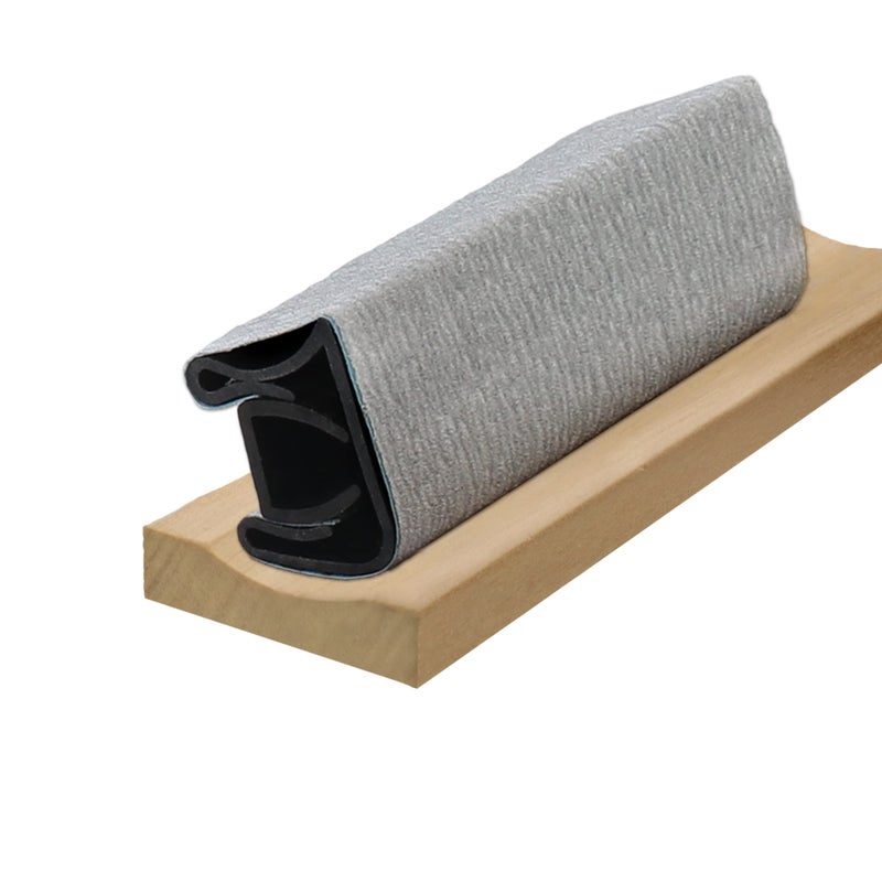 Milescraft 1622 â€“ Sand-It Multi-Surface Sanding Block. Sand Flat, Concave, Convex & Round Surfaces or Fit into Tight Spaces. Accepts any Â¼ Sheet of Sand Paper. 150 Grit Sand Paper Included - Image 5