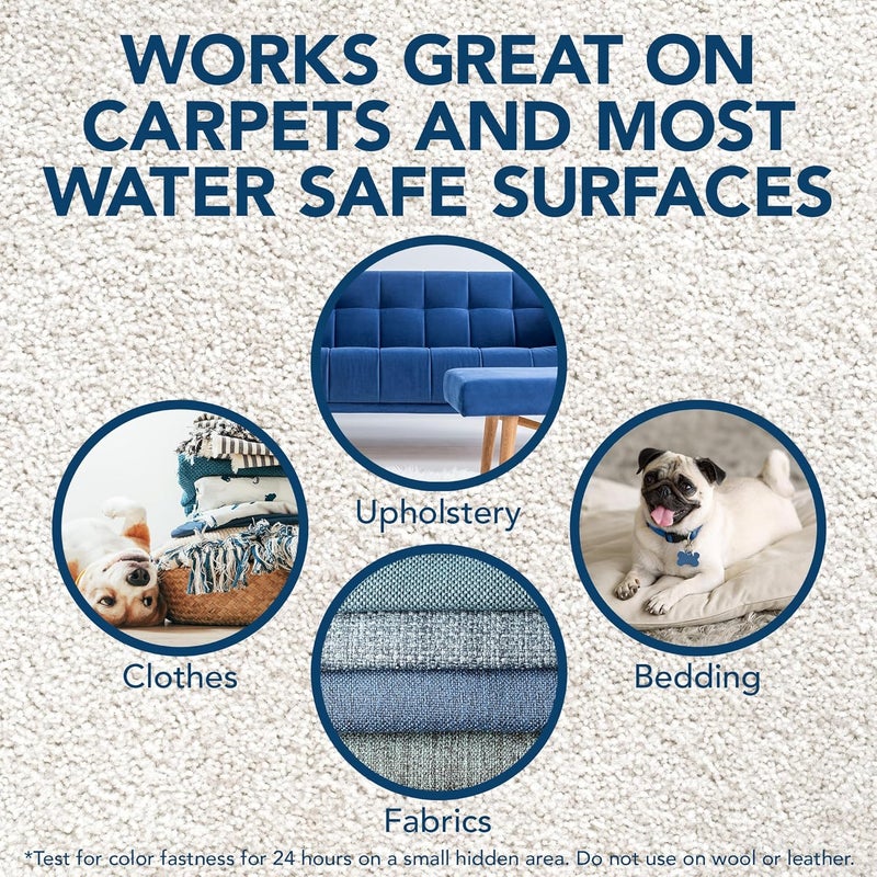 Simple Solution Stain and Odor Eliminator Spray for Dogs & Cats, Enzyme Cleaner With 2X Pro-Bacteria Cleaning Power, Strong Smell Remover for Carpets, Upholstery & Floors, 1 Gallon - Image 5