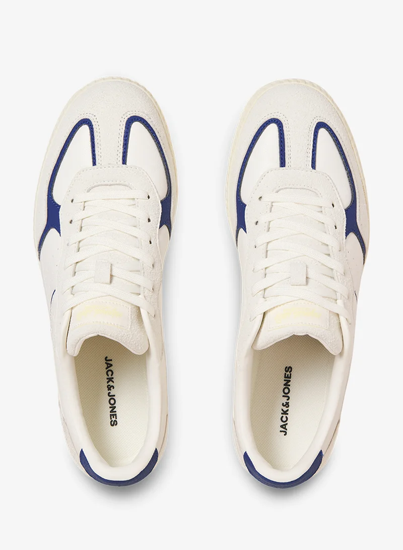 JACK & JONES White Casual Low Top Sneakers for Men | Best Price UAE