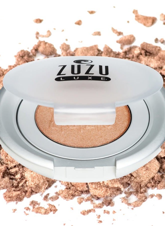 Zuzu Luxe Mineral Eyeshadow (Eternity - Beige/Cool Shimmer), Richly pigmented, velvety smooth formula. Natural, Paraben Free, Vegan, Gluten-free, Cruelty-free, Non GMO, 0.07 oz - Image 1
