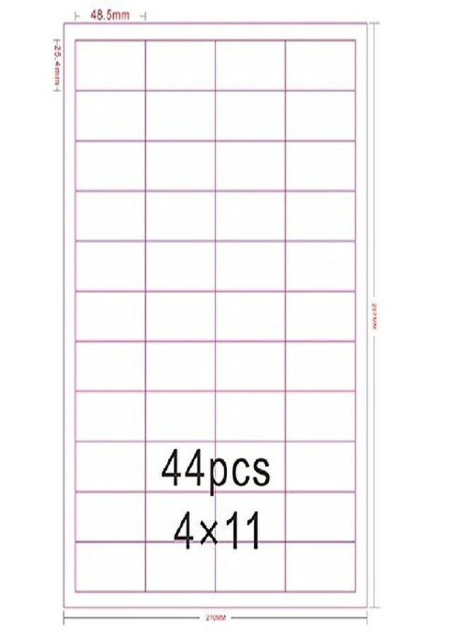 BESTeck_Amazon FBA Label 44-up Labels 48.5x25.4mm on A4 White Self Adhesive Shipping Mailing Stickers for Laser/Inkjet Printer, Amazon FBA Barcode Stickers (200 Sheets) - Image 1
