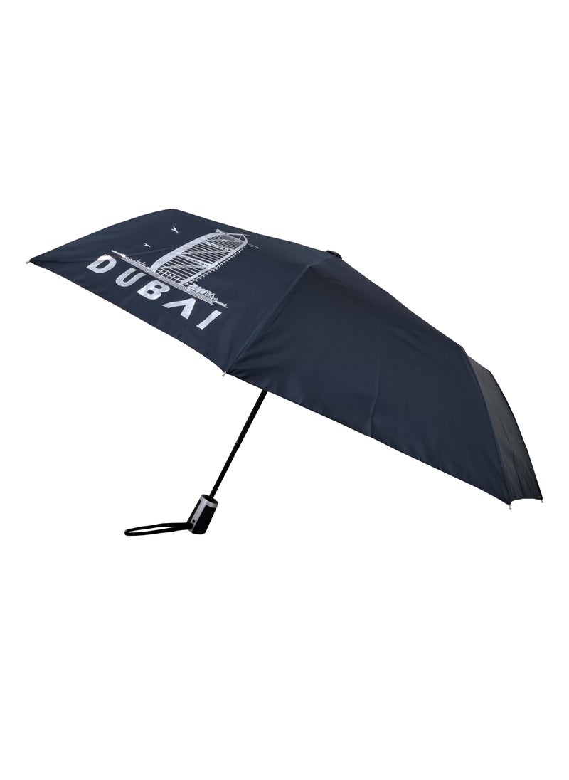 Hello - 3Fold Automatic Open Logo Printed Umbrella - Image 1