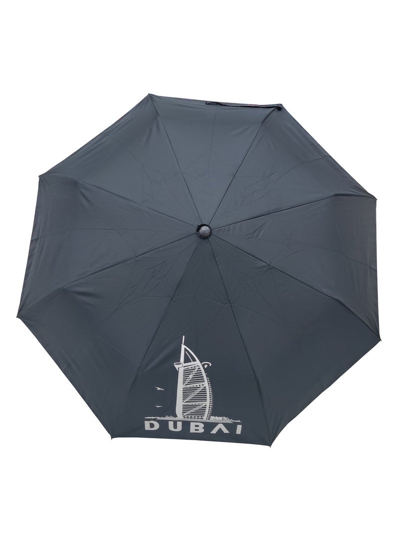 Hello - 3Fold Automatic Open Logo Printed Umbrella - Image 1
