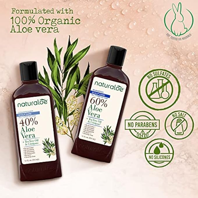 NATURALOE SCALP CARE - 60% ALOE VERA (SHAMPOO) - Image 3