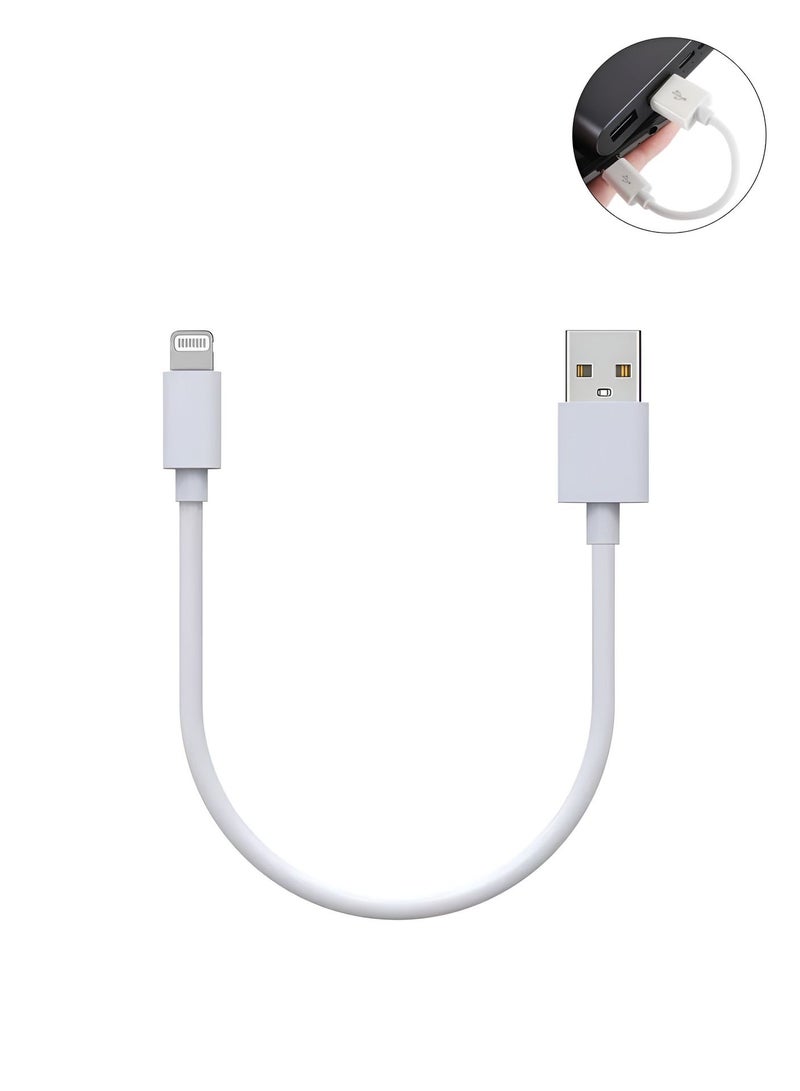 CHAPPELINE CA42 Data Cable USB to Lightning, 20CM MiniCable 25W Fast Charging Data Cable - White - Image 1
